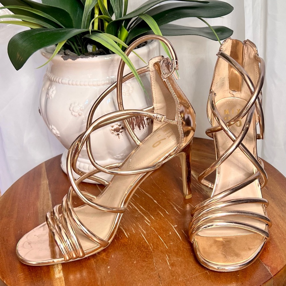 Mix No.6 Rose Gold Heels Size 9.5